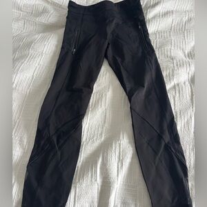 lululemon athletica Black Performance Leggings with Zip Pockets